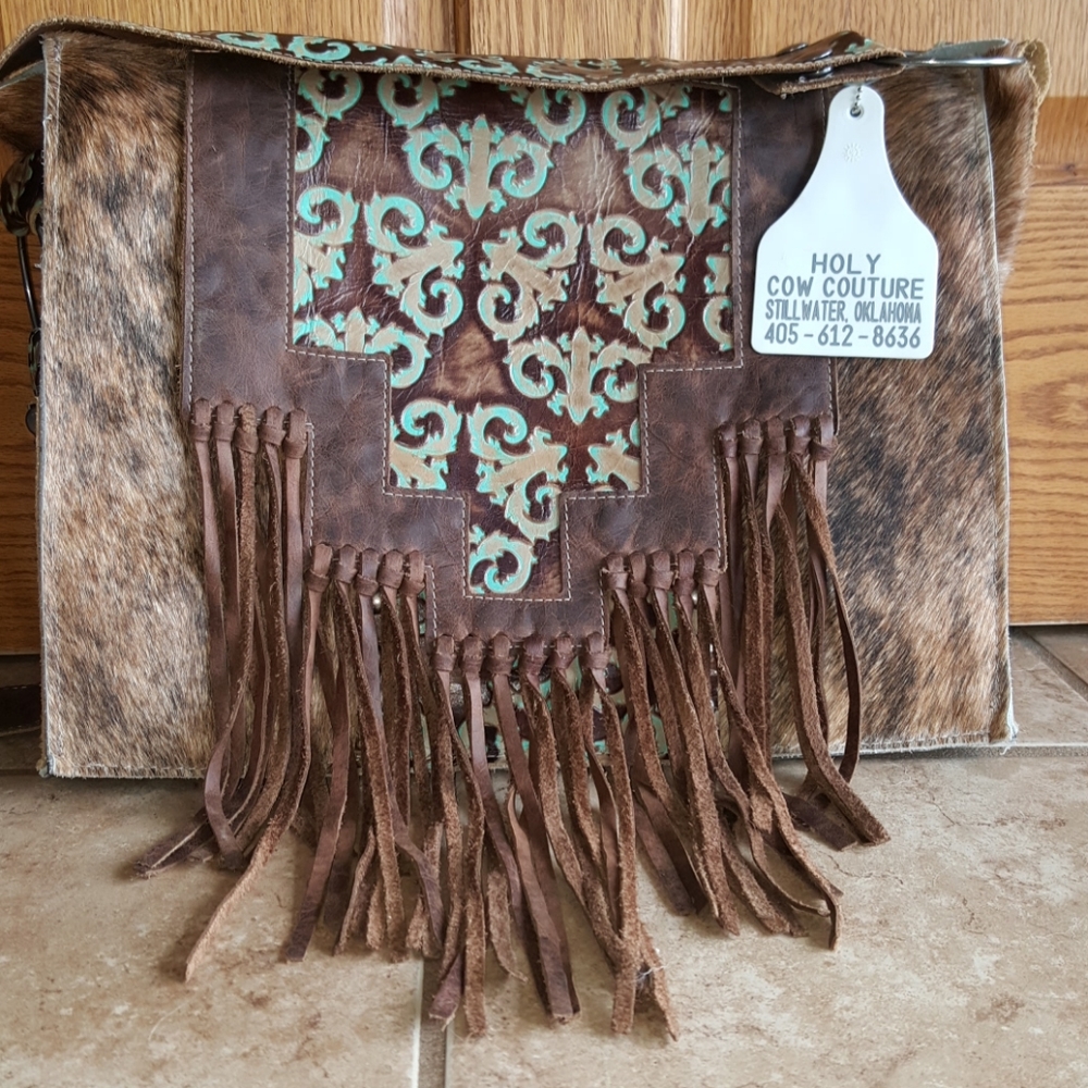 Holy Cow Couture Trail Blazer Hybrid Fringe Tote